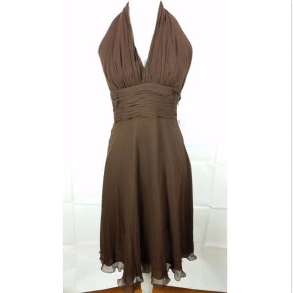 Donna Morgan Dresses & Skirts - New Donna Morgan backless dress 100% Silk Size 6